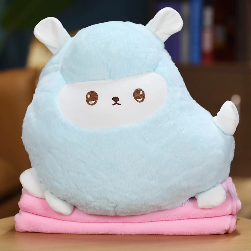 

New creative cute practical air conditioner with blankets, stuffed toys figure, cushion, and a replacement hair custom p