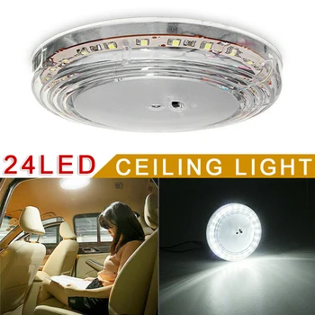

LED 12V 12W Reading Light RV Caravan Trailer Boat Interior Ceiling Dome Lamp Adjustable Light Direction Replace Accessories
