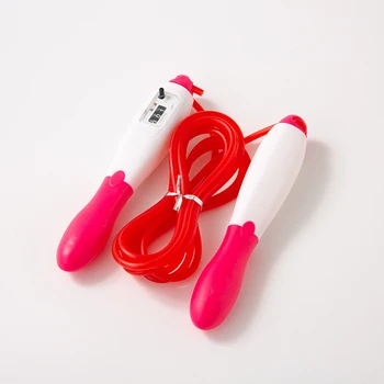 

Counter Jump Ropes Fitness Adjustable PVC Skipping Durable High quality