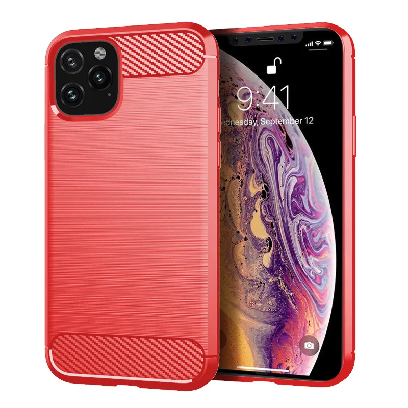 Для iPhone 11 Max карбоновое волокно Coque Cover 6,5 чехол для iPhone 11 XI Max 6,5 дюймов задняя крышка для телефона