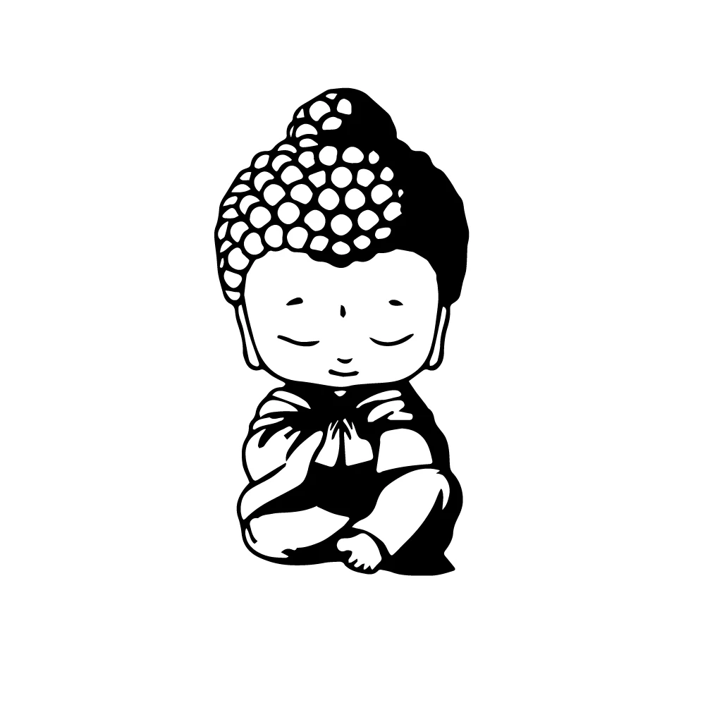 

Car-styling Buddha Stickers Voiture Rearview Mirror Side Decal Stripe Vinyl Truck Vehicle Body Accessories