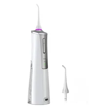 Компактный ороситель для полости рта Зубная водная струя Flosser для чистки зубов power водная палочка нить 3 цвета 145 мл резервуар для воды 3 насадки