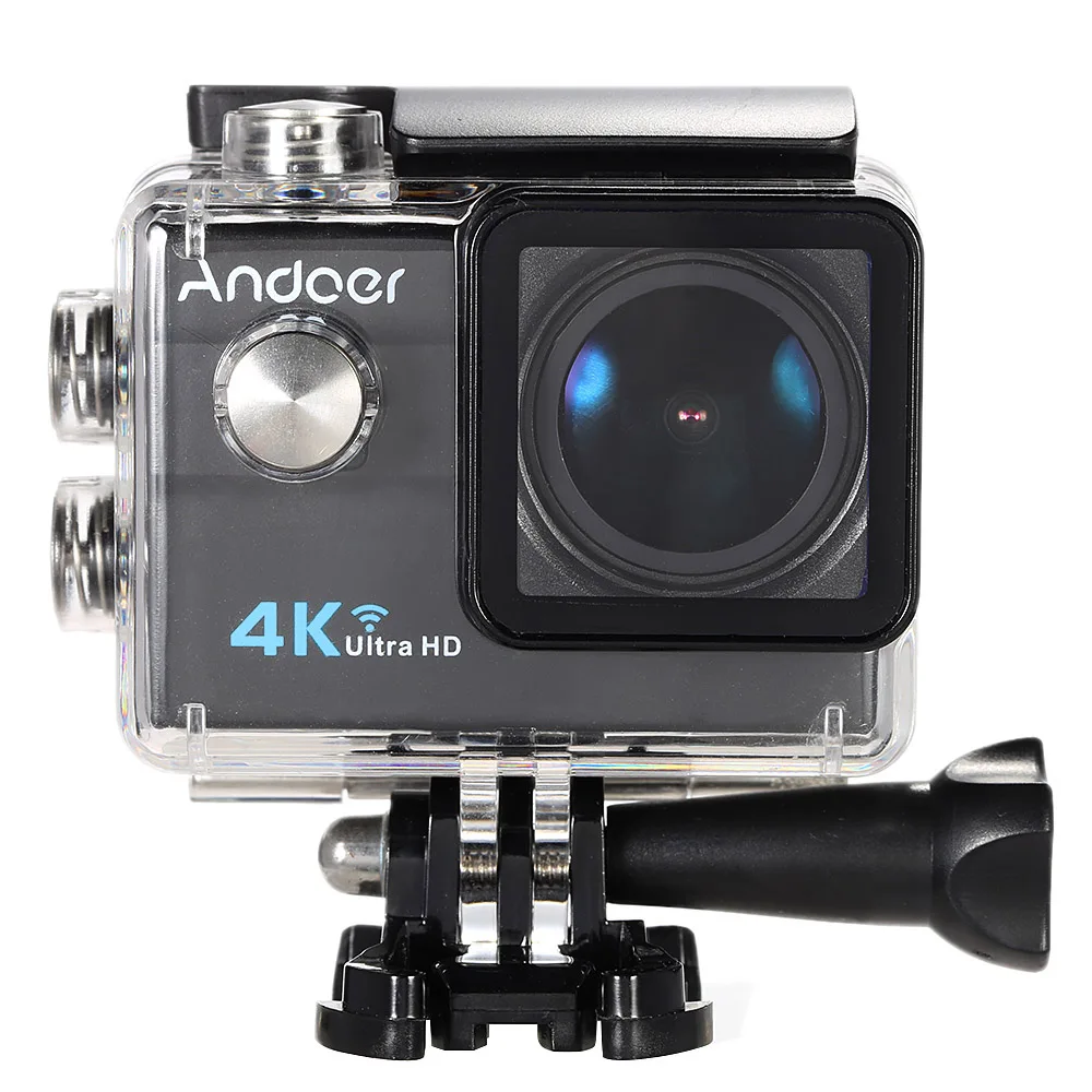 Andoer 2," lcd Ultra HD WiFi Спортивная камера с 4-кратным увеличением и широкоугольным объективом Водонепроницаемая Экшн-камера для автомобиля dvr DV Cam для активного отдыха на велосипеде