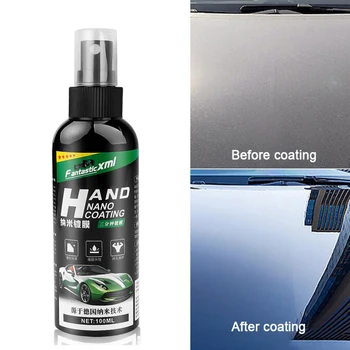 

Car Liquid Ceramic Coat Super Hydrophobic Glass Coating Set Polysiloxane Nano Materials Car Polish Auto Glasscoat VS 9H