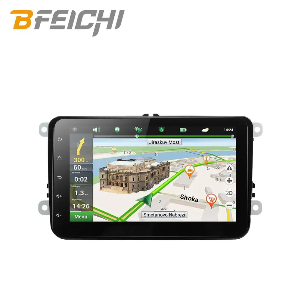 Flash Deal EU/RU Warehouse 2G android 9.0 car dvd player for VW polo golf passat tiguan skoda yeti superb rapid for skoda gps navi 2