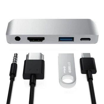

Type-C Dock Station USB-C To HDMI Charger Hub Converter Adapter For IPad Pro