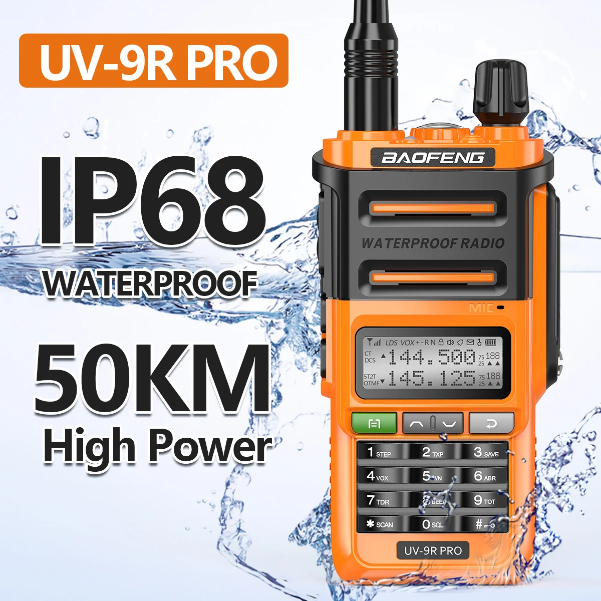 two way radios for sale Baofeng UV-9R PRO 10W Powerful Walkie Talkie CB set portable Handheld 50KM Long Range Two Way Radior upgrade of uv9r plus walkie talkie Walkie Talkie