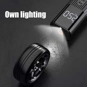 

Tyre Inflator Cordless Portable Compressor Digital Car Tyre Pump 12V 150PSI Rechargeable Air Pump Tires Balls