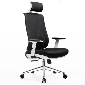 

Computer Chair Ergonomics Office Chair Seat Back Adjustable Lifting Swivel Chair Mesh Fabric High-Back Chair With
