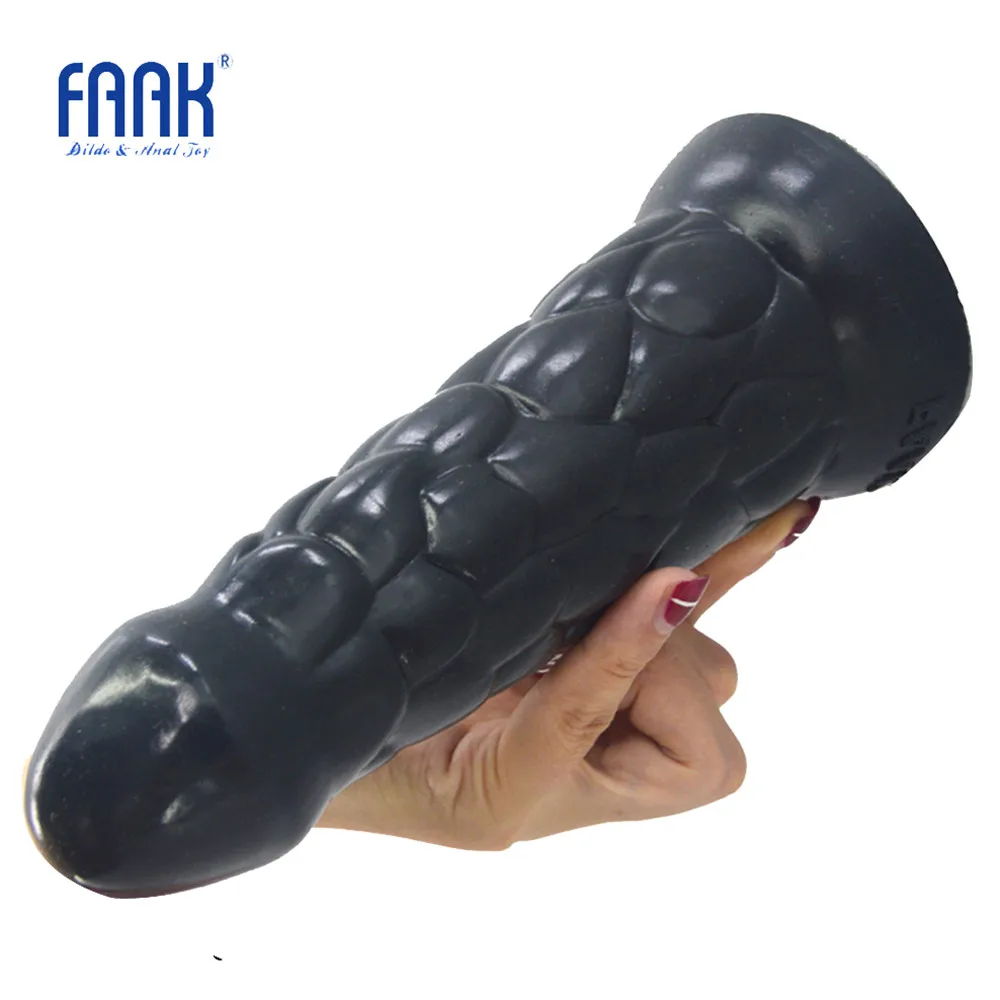  FAAK Big Silicone Anal Dildo Plug Butt Plug with Suction Cup Anal Dildo Sex Products Couple Flirtin