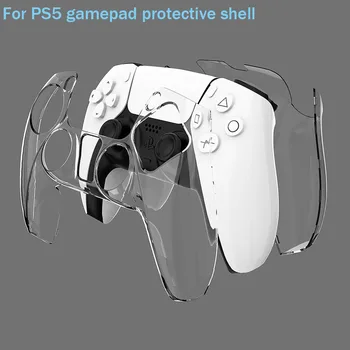 

Hard PC crystal transparent protective case-SONY Playstation 5 PS5 controller game handle game accessories protective cover