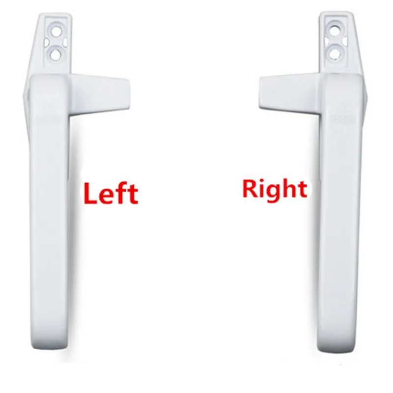 Thickened White door and window handle right/left For Double Glazing Aluminum alloy door handle window handle latch locks afbeelding