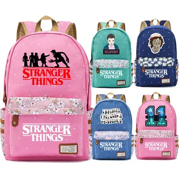 

F2001TV Series Stranger Things Demogorgon Children Schoolbag Girls School bag Women Bagpack Teenagers Canvas Lady Femme Backpack