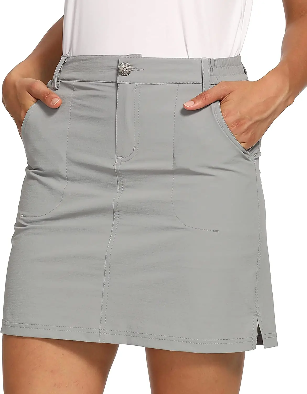 Women Outdoor Skort Golf Skort Skirt UPF 50+ Quick Dry Zip Pockets Active Skirts Hiking Tennis Golf Workout Sport Running women skirts