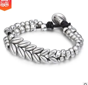 Стиль браслеты дружбы человек bracalete 925 серебро 18 см