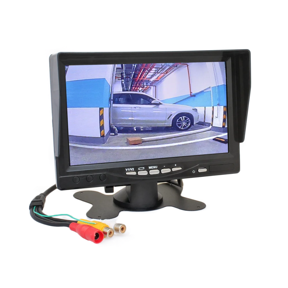 Diykit, беспроводной " TFT lcd Автомобильный монитор заднего вида монитор экран+ IR ночного видения HD CCD Автомобильная камера заднего вида