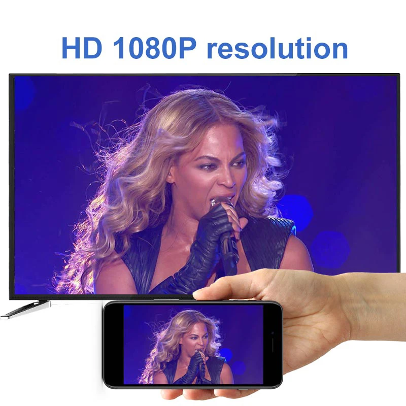 Зеркальный экран для подсветки 8 контактный HD ТВ адаптер 1080P hdmi аудио видео
