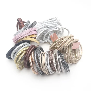 10/12/20pcs Donne Alla Moda Elastici Per Capelli Elastici Per Capelli Delle Ragazze Nastri Per Capelli Forte Gomma Per Capelli Cravatta Coda di Cavallo Supporti Per Capelli accessori