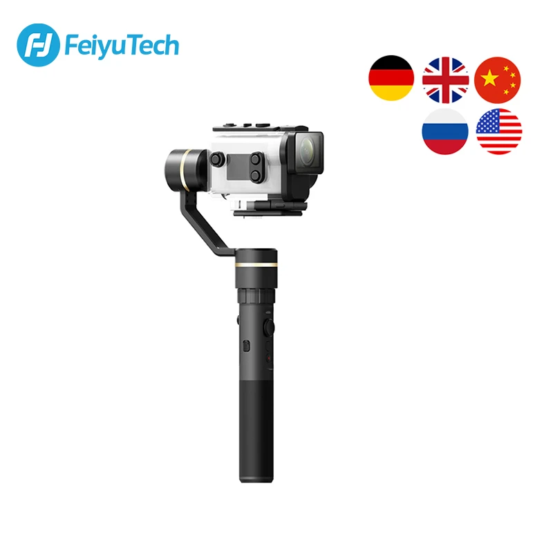 Feiyutech G5gs Handheld Gimbal 3 Axis Camera Stabilizer For Sony As50 As50r X3000 X3000r Splash Proof 130g 0g Payload Handheld Gimbals Aliexpress