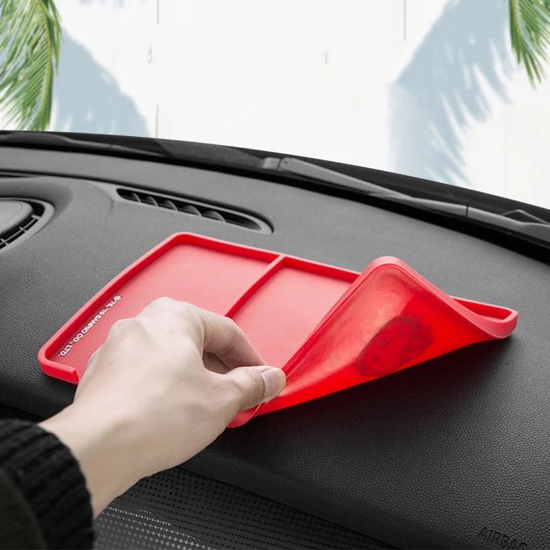 

Car Dashboard Anti-Slip Mat Kitty Cat Auto Anti Slip Mat Comics Car Non-Slip Mat Cell Phone Anti-Slip Pad Car Accessories