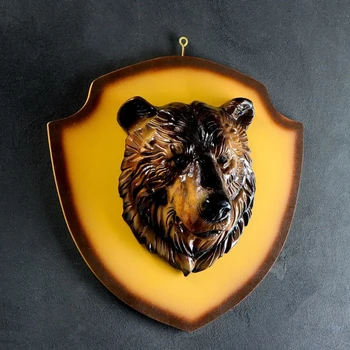 

Colored panel "Bear's head", beige shield 40cm 1341800