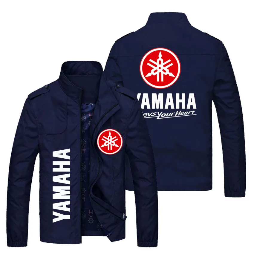 Yamaha Motorcycle Jacket 2022 Spring Logo Print Men's Casual Harajuku Windbreaker Fashion Bike Men Clothing |