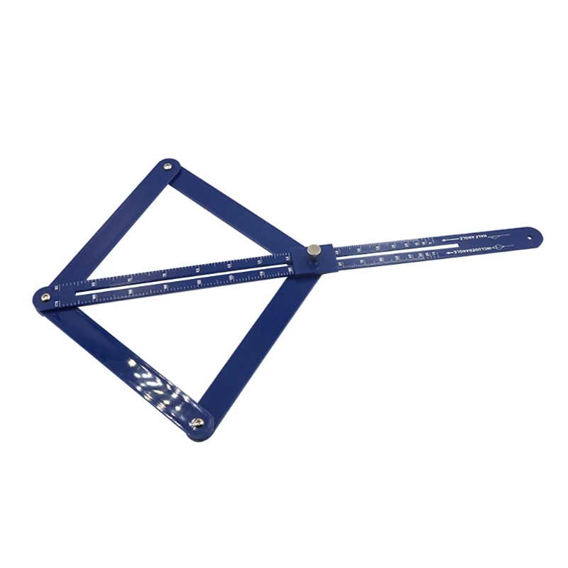

Protractor Corner Angle Finder Square Ruler Miter Woodworking Model Craft Tool