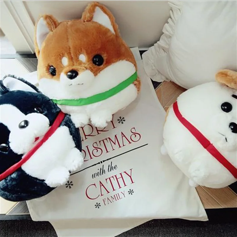

Creative Cartoon Puppy Team Boston Jack Russell Shiba Inu Stuffed Toy Birthday Gift
