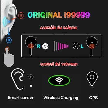 

Air2 Rename i99999 Plus TWS Wireless Earphone Bluetooth 5.0 Earphone Volume Control Super Bass Earbuds PK i90000 TWS i90000 Max