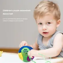 Музыкальный светильник-головоломка DIY Сборные блоки креативные мигающие игрушки Детский подарок развитие терпение увеличение концентрации