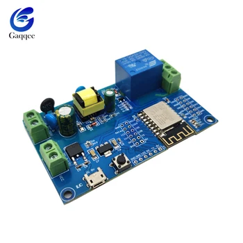 

Gaqqee ESP8266 WIFI Wireless Relay Module AC DC Power Supply Single Relay ESP-12F Development Board Remote Control Smart Home