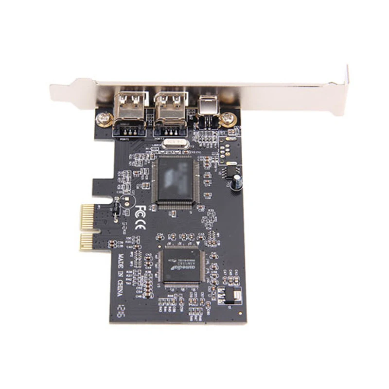 PCI E к IEEE 1394 адаптер с 3 портами плата Express расширения для настольных ПК|Платы