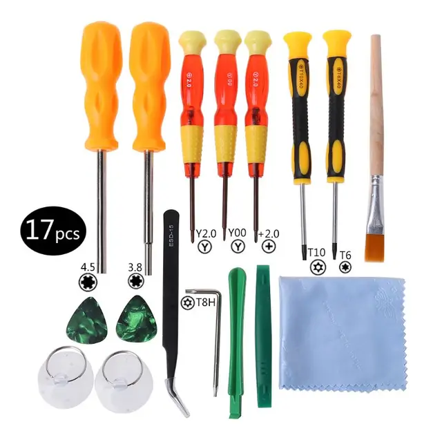 17in1 Triwing Screwdriver Bit Repair Tool Kit Full Security for Nintendo Switch JoyCon Wii NES SNES DS Lite GBA Gamecube New 3DS 1