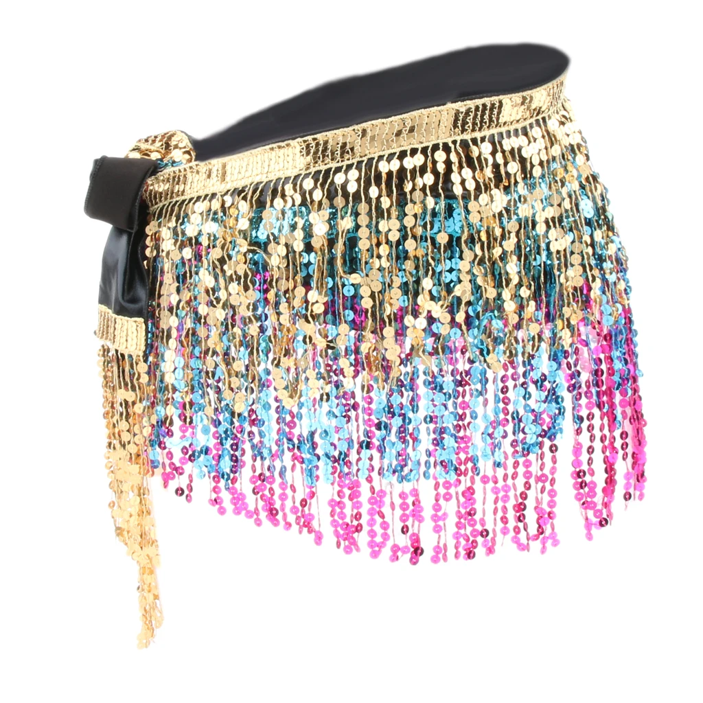 

Fringe Tassel Belly Dancing NightClub Hip Scarf Waist Skirt Wrap Belt Dancing Costume