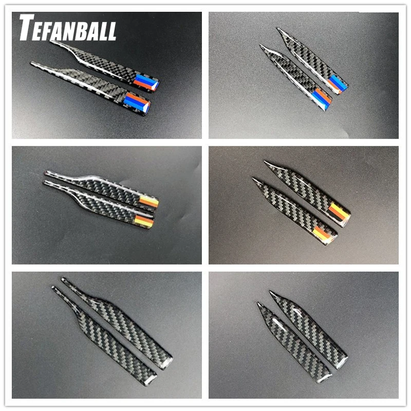 

Carbon Fiber Rearview Mirror Sticker Protector For BMW X1 X3 X4 X5 X6 1/2/3/4/5/7 Series Car Styling Trim Strips Anti-scratch