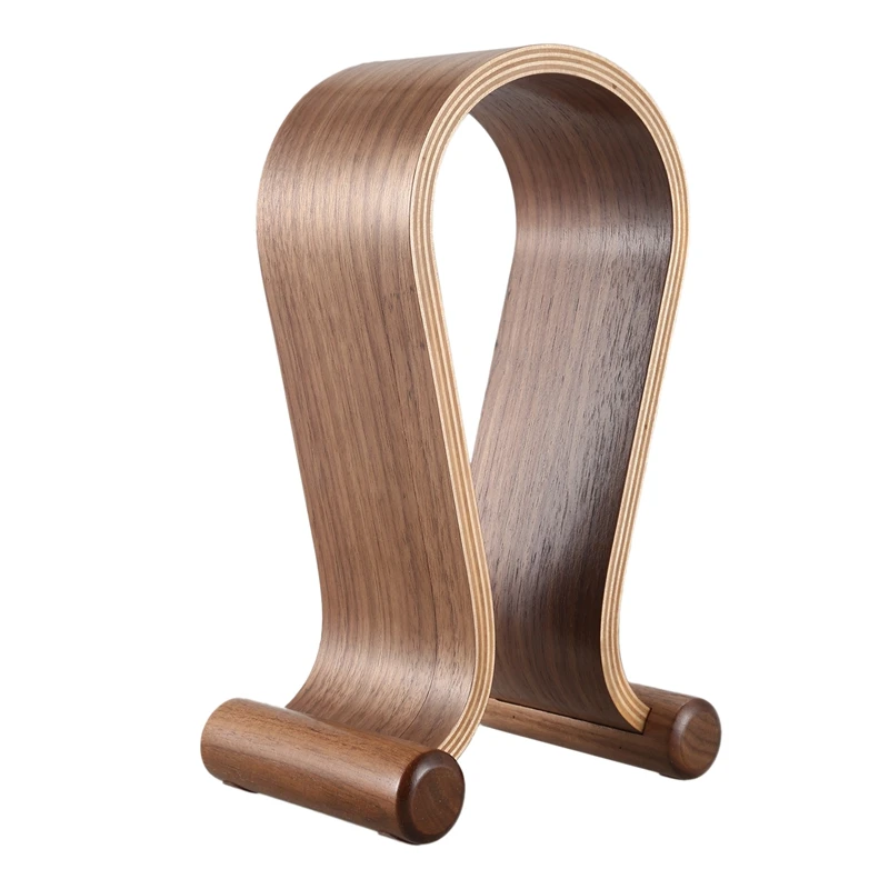 Universal Wooden Headphone Stand Headphone Headset Hanger Wall Hook PC Monitor Earphone Stand Rack Holder Stand Bracket
