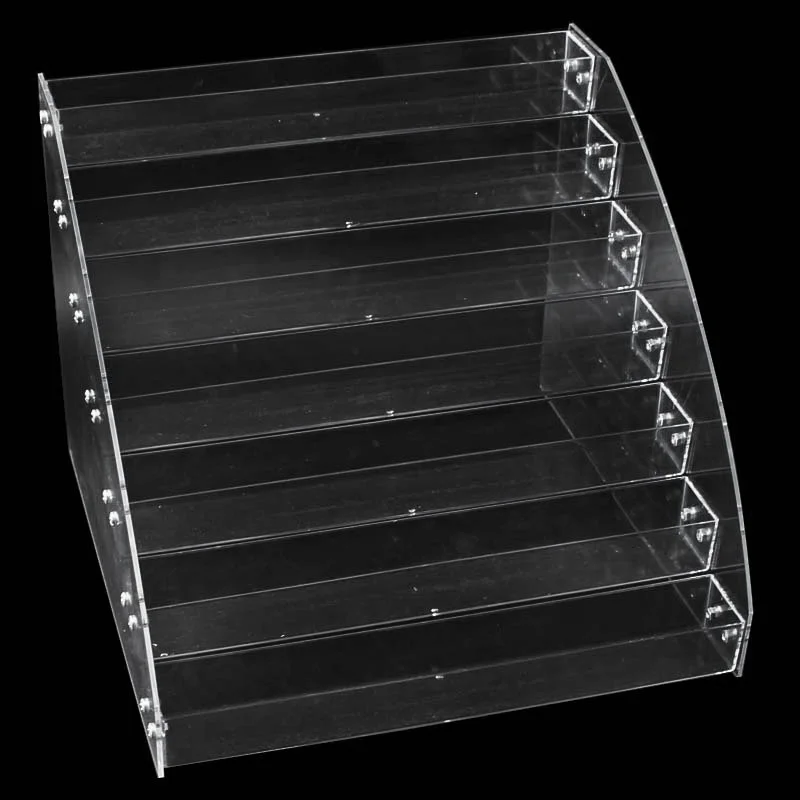 7 Tier Acrylic Cosmetics Nail Polish Rack Display Holder Plastic Box Acrylic Stand Case Lipstick Organizer Storage Nail Art Disp