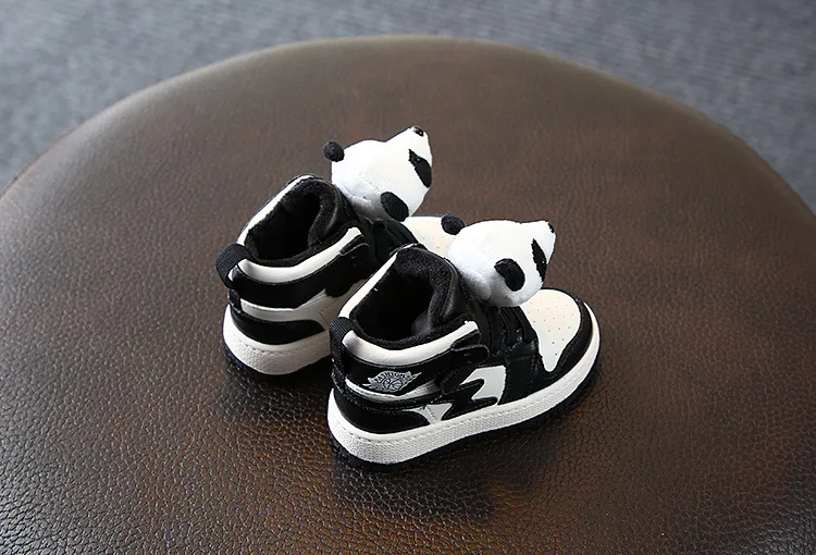 Зимняя детская повседневная спортивная обувь с рисунком; детская Нескользящая повседневная обувь с мягкой подошвой; детская обувь