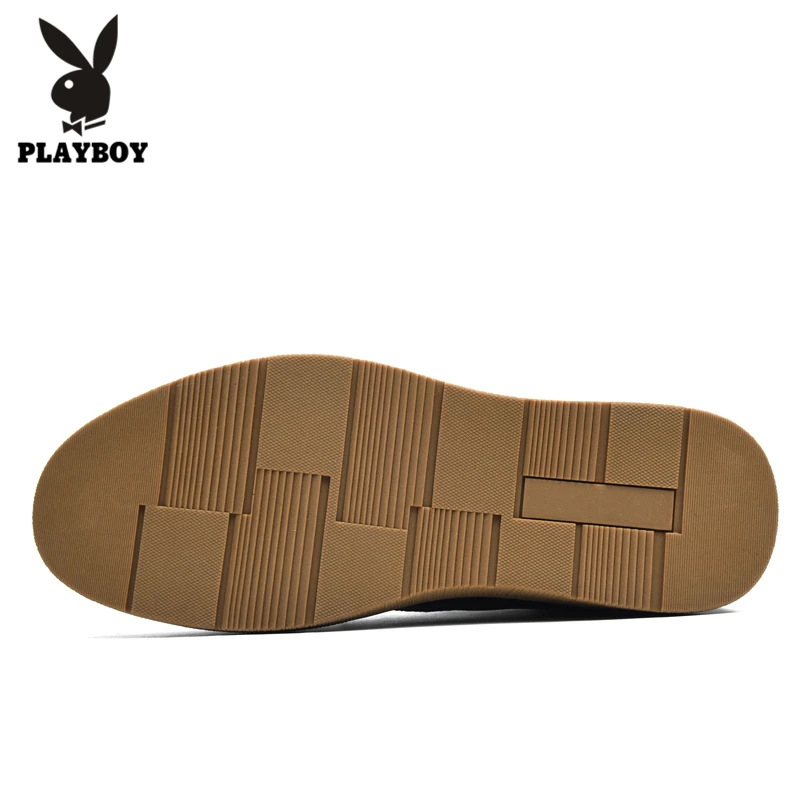 PLAYBOY/Новинка; мужские ботинки; кожаные уличные ботильоны; мужские Нескользящие ботинки на шнуровке; Британские кроссовки; Zapatos De Hombre; PL617170
