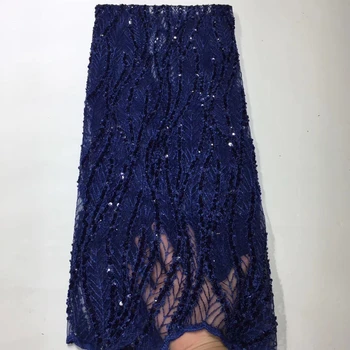 

The latest African sequins in French mesh lace fabric, the latest African sequins in French mesh lace fabric 2020 ZX35711