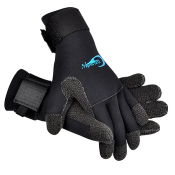 

1 Pair Boating Non Slip Cold Proof Adjustable Swimming Anti Scratch Surfing Men Women Warm Fishing 3mm Equipment Diving Gloves