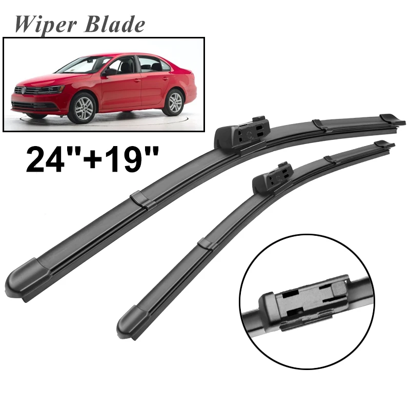 

Okowiper RHD & LHD Front Wiper Blades For Volkswagen Jetta A6 2011 - 2017 Windshield Windscreen VW Front Window 24"+19"