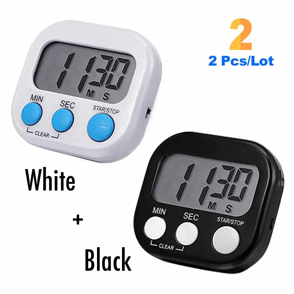 Timer White Black