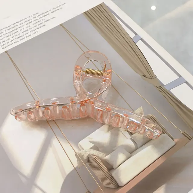 1PC Barrettes  Hair Claw For Women Acrylic Hairpins Hair Crab Claws Girls Make UP Washing Tool Accessories Women Hair Clips 2021 14