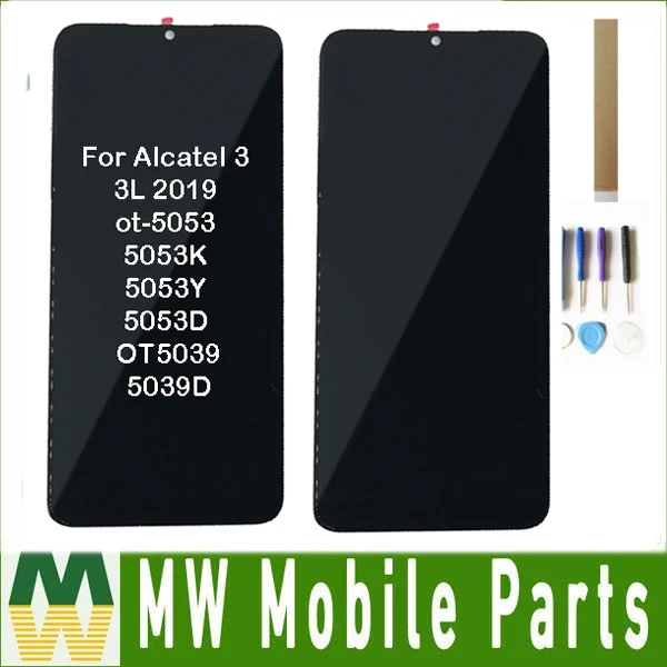 ЖК дисплей для Alcatel 3 3L 2019 ot 5053 5053K 5053Y 5053D OT5039 5039D сенсорный экран стекло в сборе