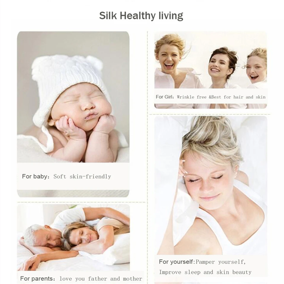 Liv-Esthete 30MM 100% Silk Fitted Sheet With Pillowcases Luxury Natural Fabric Double Queen King Bed Sheet With Elastic Bands 4