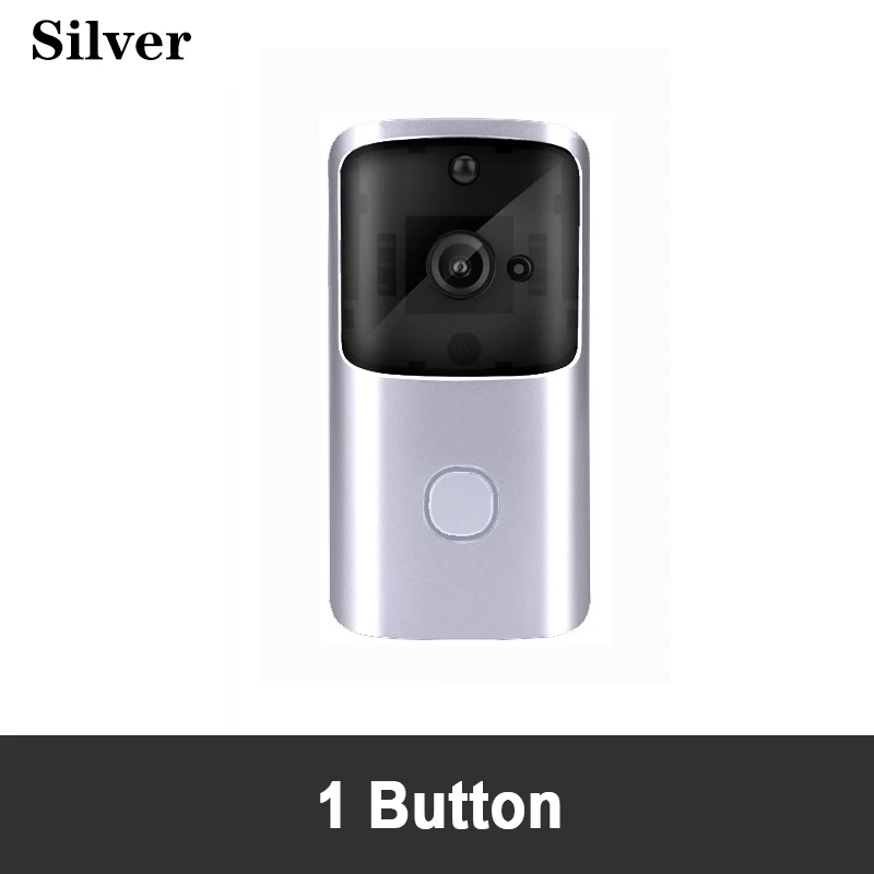 Video Doorbell WIFI Smart Home Remote Monitoring Door Bell Mobile Phone Voice Intercom Low Power Consumption Wireless 