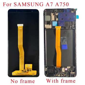 

For Samsung Galaxy A7 2018 A750 SM-A750F A750F A750 LCD Display Touch Screen With Frame Digitizer Replacement Parts