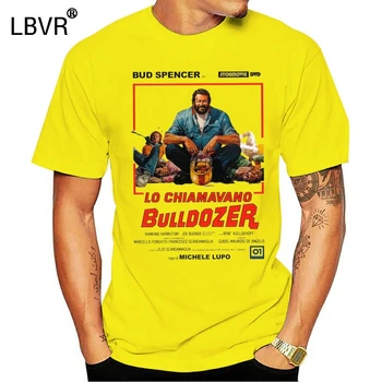 

T Shirt Bud Spencer Italian Style Bulldozer Film Tv Amarcord Terence Hill Print T Shirt Men Hot