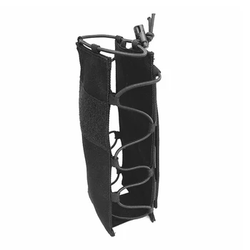 

1PC Outdoor Sport Black Water Bottle Molle Water Bottle Military Carrier Holder Pouch Adjustable Kettle Bag